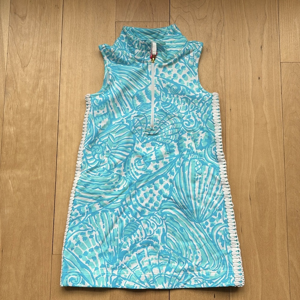 Lilly Pulitzer Girl’s sleeveless dress. Size small (4-5). Knit material.